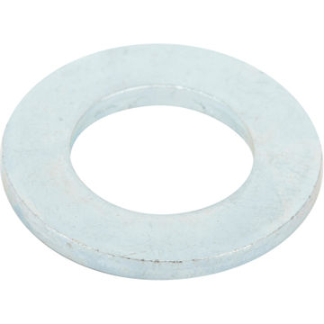 Flat washer narrow middle zinc plated D18mm 6pc standers