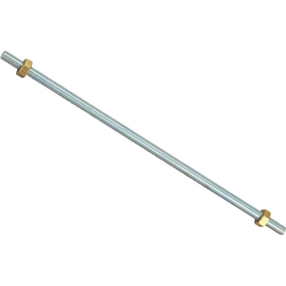 Threaded rods with nuts and washers zinc plated 6x200mm 2pc standers