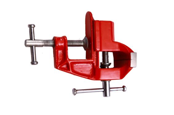 Hobby vice with casr iron jaws 50mm