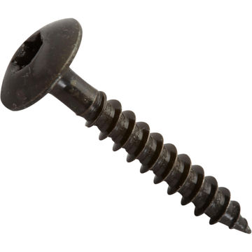 Hinge screws black T30 zinc plated 6x40mm 8pc standers