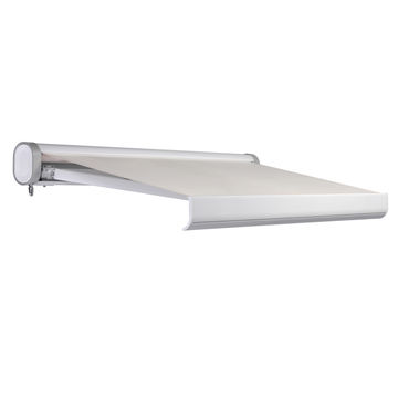 Awning Full Cassette White Manual 4X3M Beige