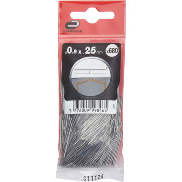 Panel pins steel 0.9x25mm 680pc standers