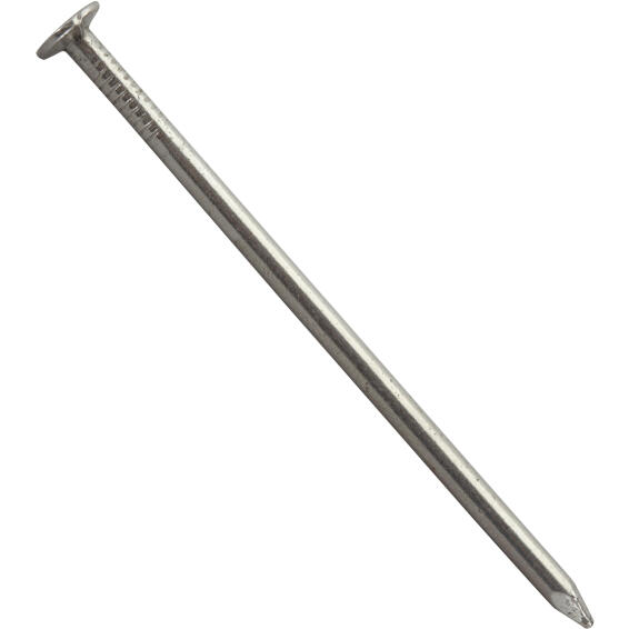 Large head nail plain 3.4x80mm 130pc box standers