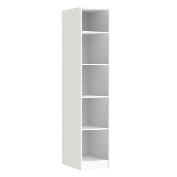 Space home cupboard with 4 shelves white h200xw40xd60cm