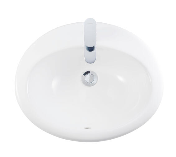 Basin Drop-in Ceramic Bianca W54cmxD44cmxH19.5cm