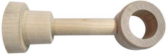 Inspire curtain rod bracket  extendable 28mm diameter light oak 85-130mm