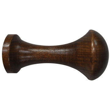Inspire curtain rod bracket  35mm diam dark oak