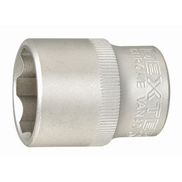 Socket 1/2 CRV satin finish DEXTER 26mm