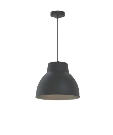 Inspire pendant lamp e27 1x60w d31cm iron matt black