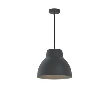 Inspire pendant lamp e27 1x60w d31cm iron matt black