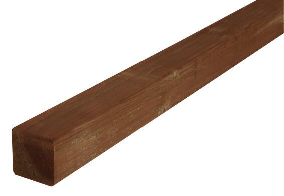 Post Wooden Brown 7 cm X 7 cm X 180 cm