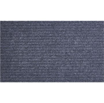 Doormat polyester jean grey 33x55cm