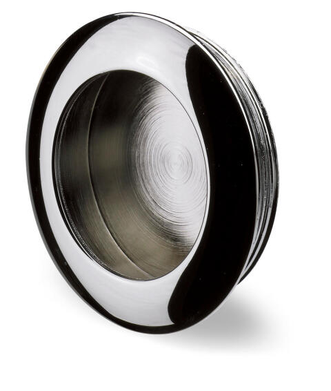 Sliding door handle chrome-plated hettich