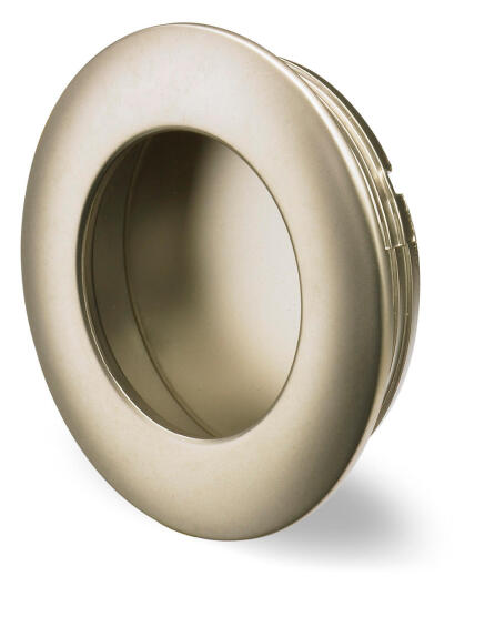 Sliding door handle nickel-plated hettich