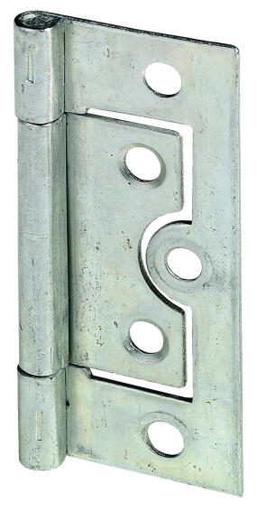 Flush hinge zinc-plated hettich