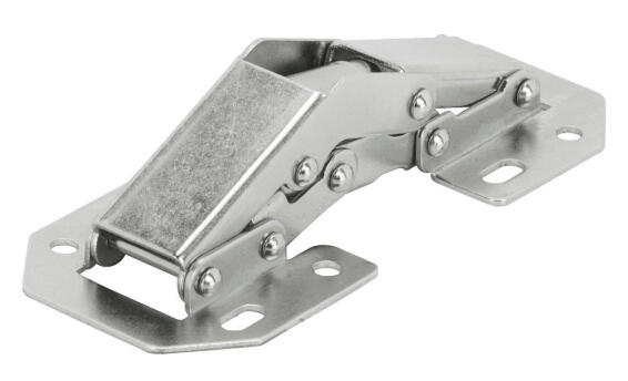 Mini-screw-on hinge with spring hettich