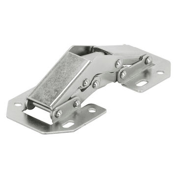 Mini-screw-on hinge with spring hettich