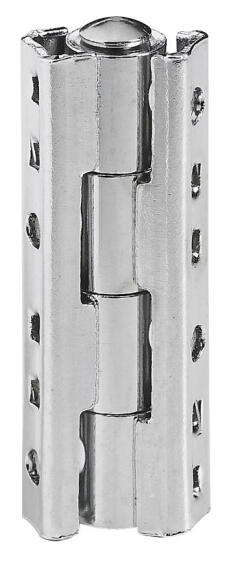 Decorative hinge nickel-plated hettich