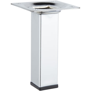 Furniture leg chrome plated hettich