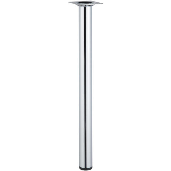 Furniture leg chrome plated hettich