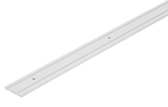 Double runner and guide profile white hettich