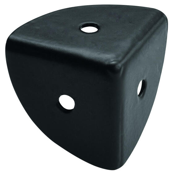 Box corner black hettich