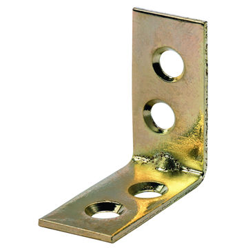 Connecting angle brass-plated hettich