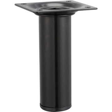 Furniture leg black hettich