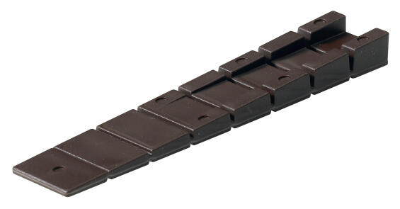 Wedge plastic brown hettich