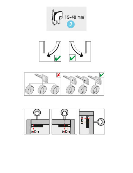 Cylinder screw-on lock hettich