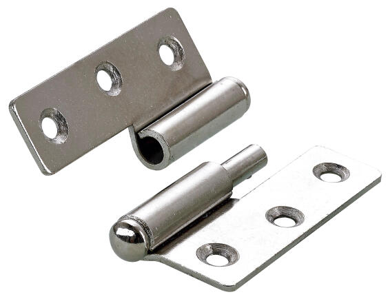 Butt hinge right nickel-plated hettich