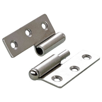 Butt hinge right nickel-plated hettich
