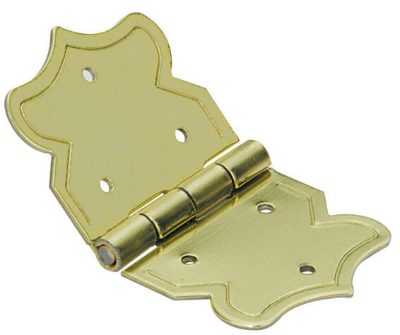 Casket hinge brass-plated hettich