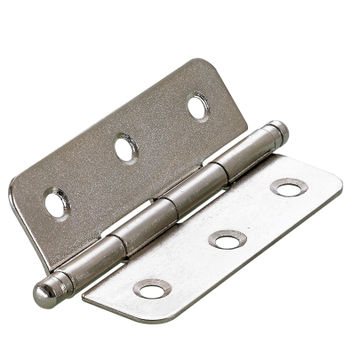 Steel hinge decorative nickel-plated hettich