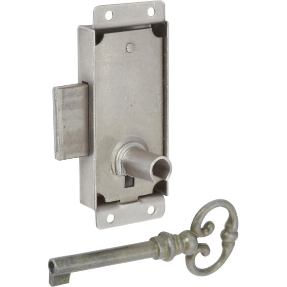 Screw-on lock metal hettich