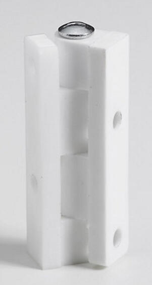 Plastic hinge white hettich
