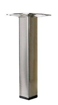 Furniture leg stainless steel look hettich