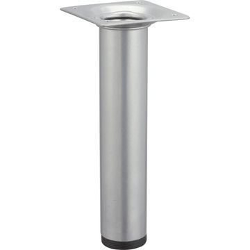 Furniture leg aluminium look hettich