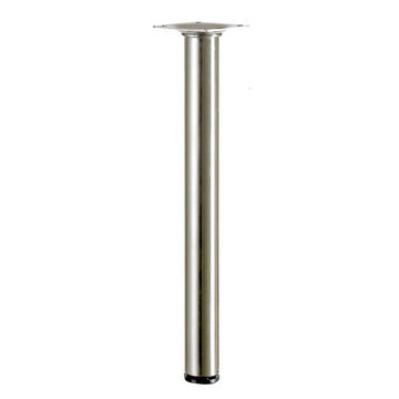 Furniture leg stainless steel look hettich
