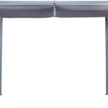 NATERIAL PERGOLA HORALI STEEL MODULAR 200X300 180G DKGREY | LEROY ...