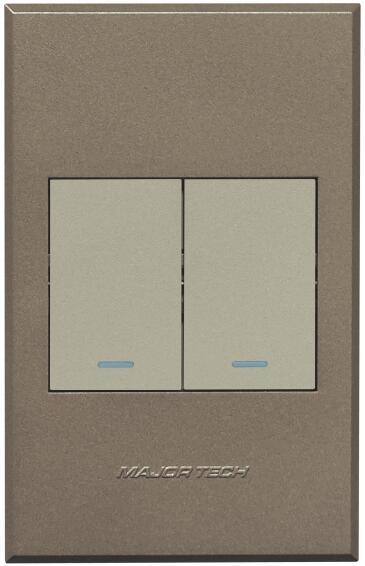 SWITCH 2L2W VETI3 2X4 TI/BR