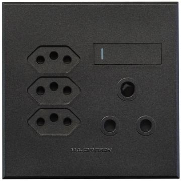 SOCKET1X3PIN&3XV-SLIMVETI34X4GR/GR