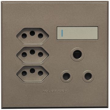 Veti 3 Single RSA Triple V-Slim Sockets Bronze/Titanium (100x100)