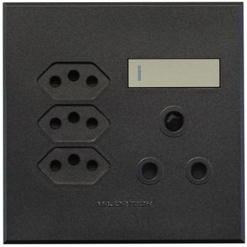 SOCKET 1X3PIN & 3XV-SLIM VETI3 4X4 TI/GR