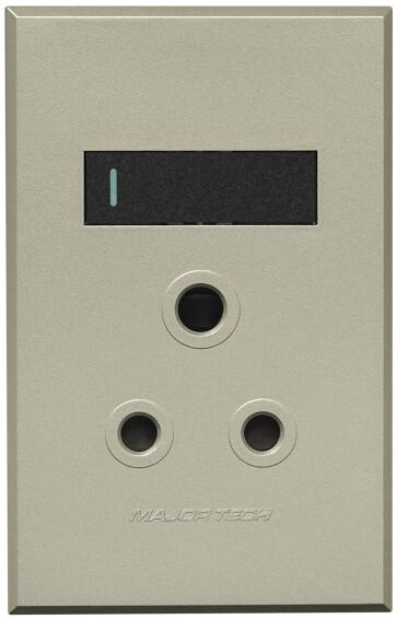 SOCKET 1X3 PIN VETI3 2X4 GR/TI