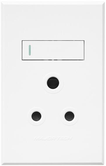 SOCKET 1X3 PIN VETI3 2X4 WHITE