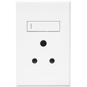SOCKET 1X3 PIN VETI3 2X4 WHITE