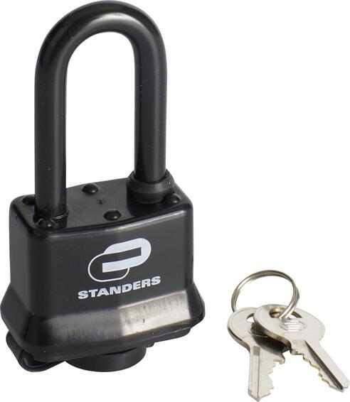 STANDERS LAMINATED W/COVER PADLOCK 50MM