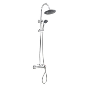 Nerea Full System Shower Column With Thermostatic Mixer Chrome