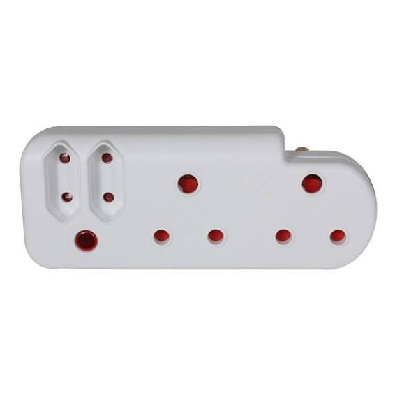 Multiplug surge protection ELLIES 2x3 & 2x2 pin LEROY MERLIN South